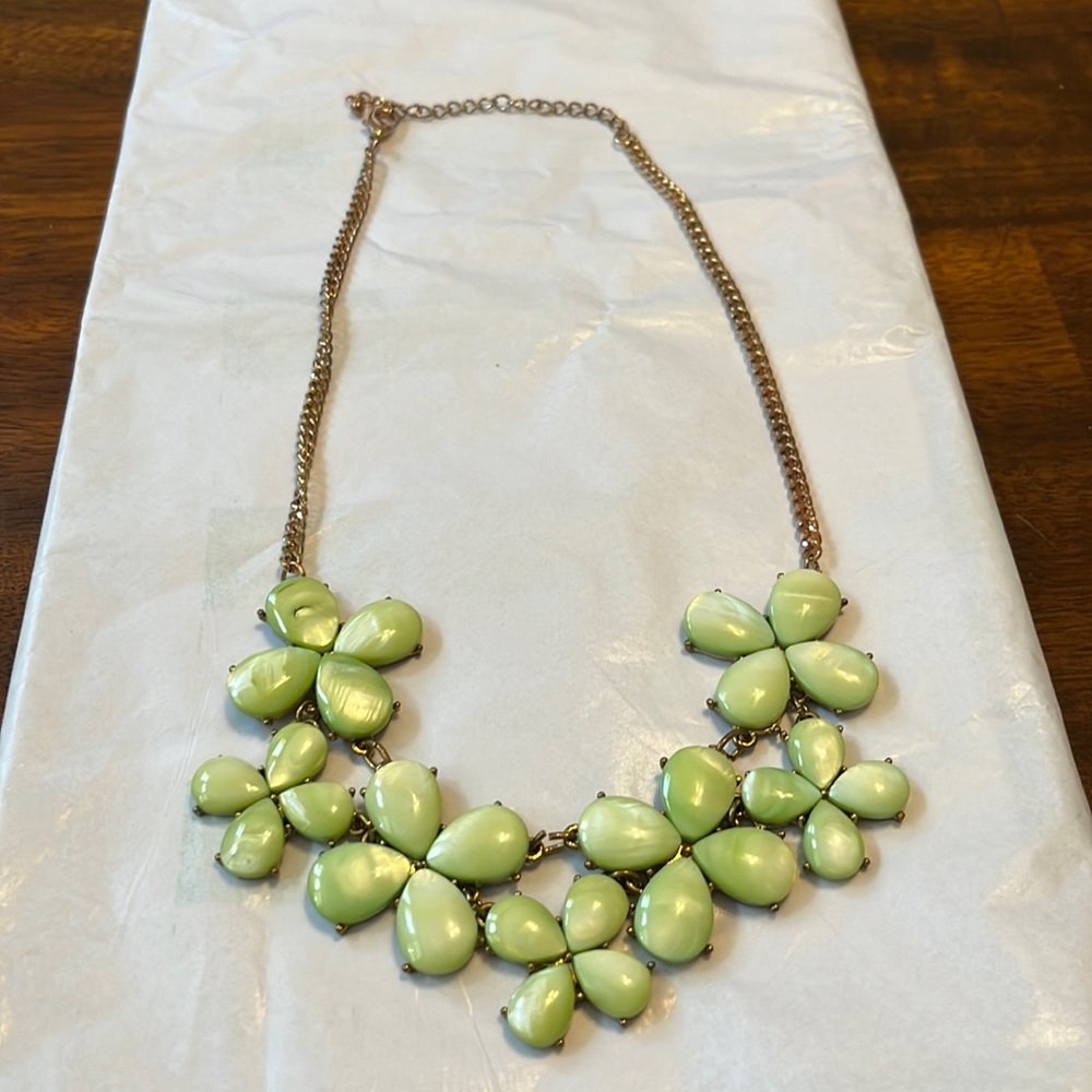 Light Green Stone Necklace